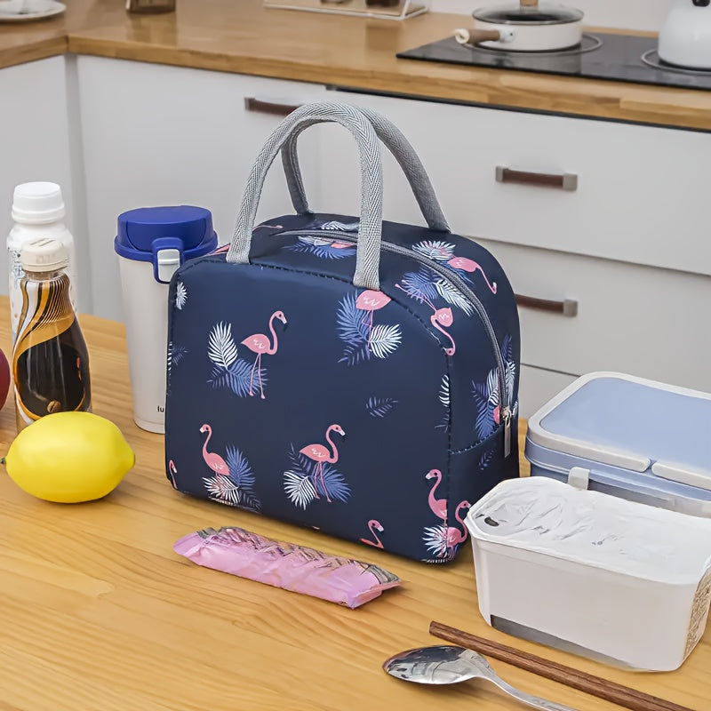 Túi Giữ Nhiệt Xương Rồng Xanh Xám Thời Trang