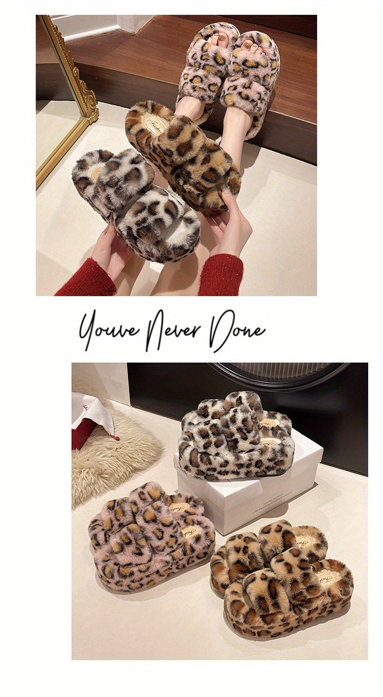 Dép Lông Báo Đế Cao Tăng Chiều Cao Thu Đông 2024