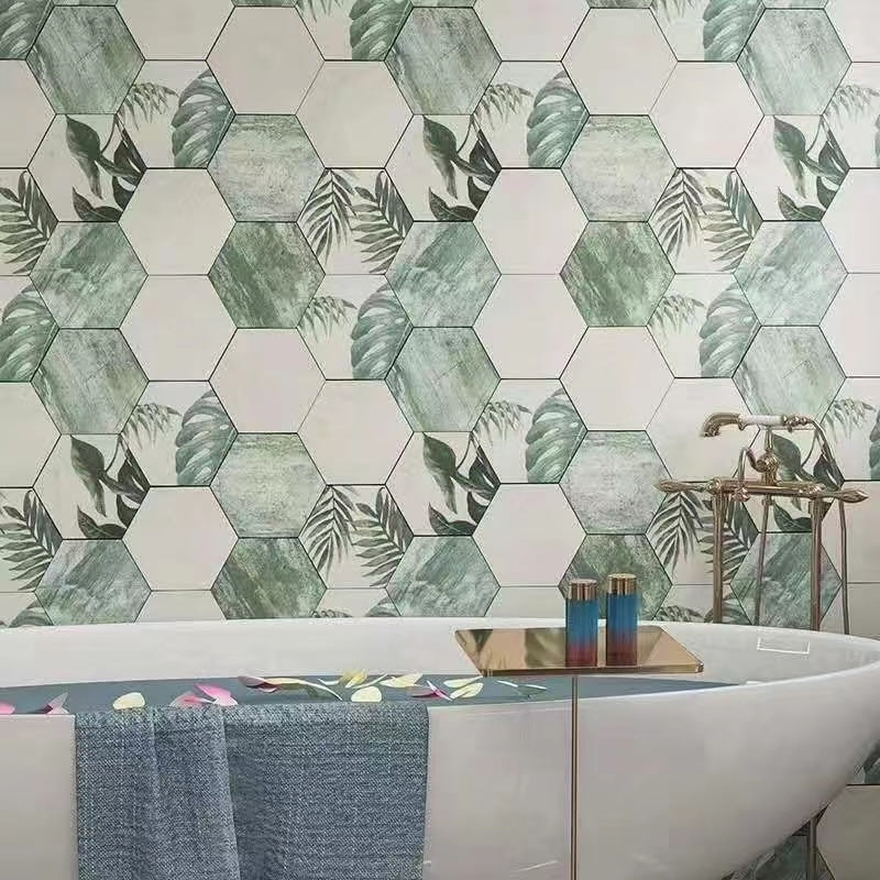 Hexagonal Cement Tile 200x230mm FL 254 