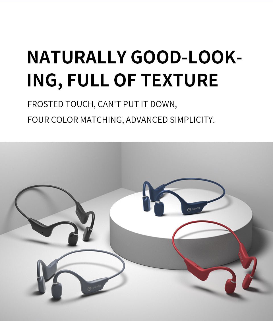 Sanag A5X True Bone Conduction Headphones - Targeting Shao Yin $100+ Bone Conduction - Daisan Mart