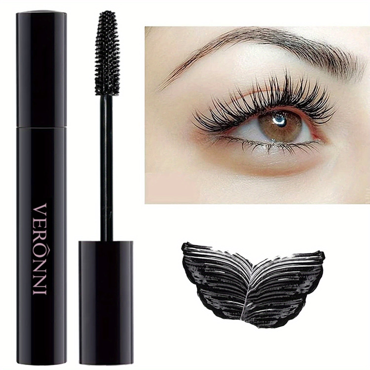 5 Color Mascara - Long, Curly, Long-Lasting for Festivals