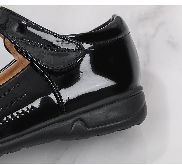 Black Doll Slippers for Girls - Anti-slip Sole, Comfortable