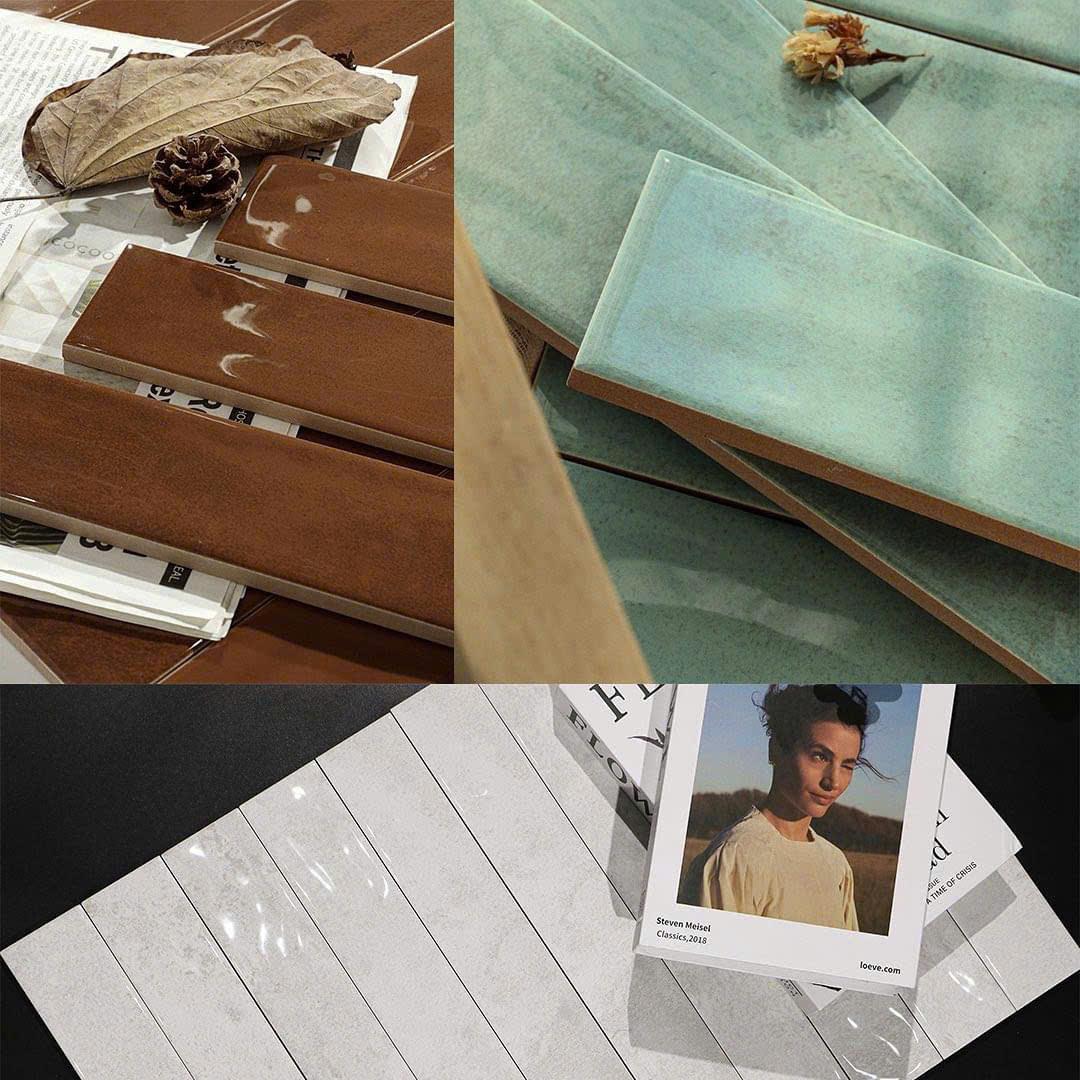Flat glossy porcelain tile, size 60x400mm, code M604T22