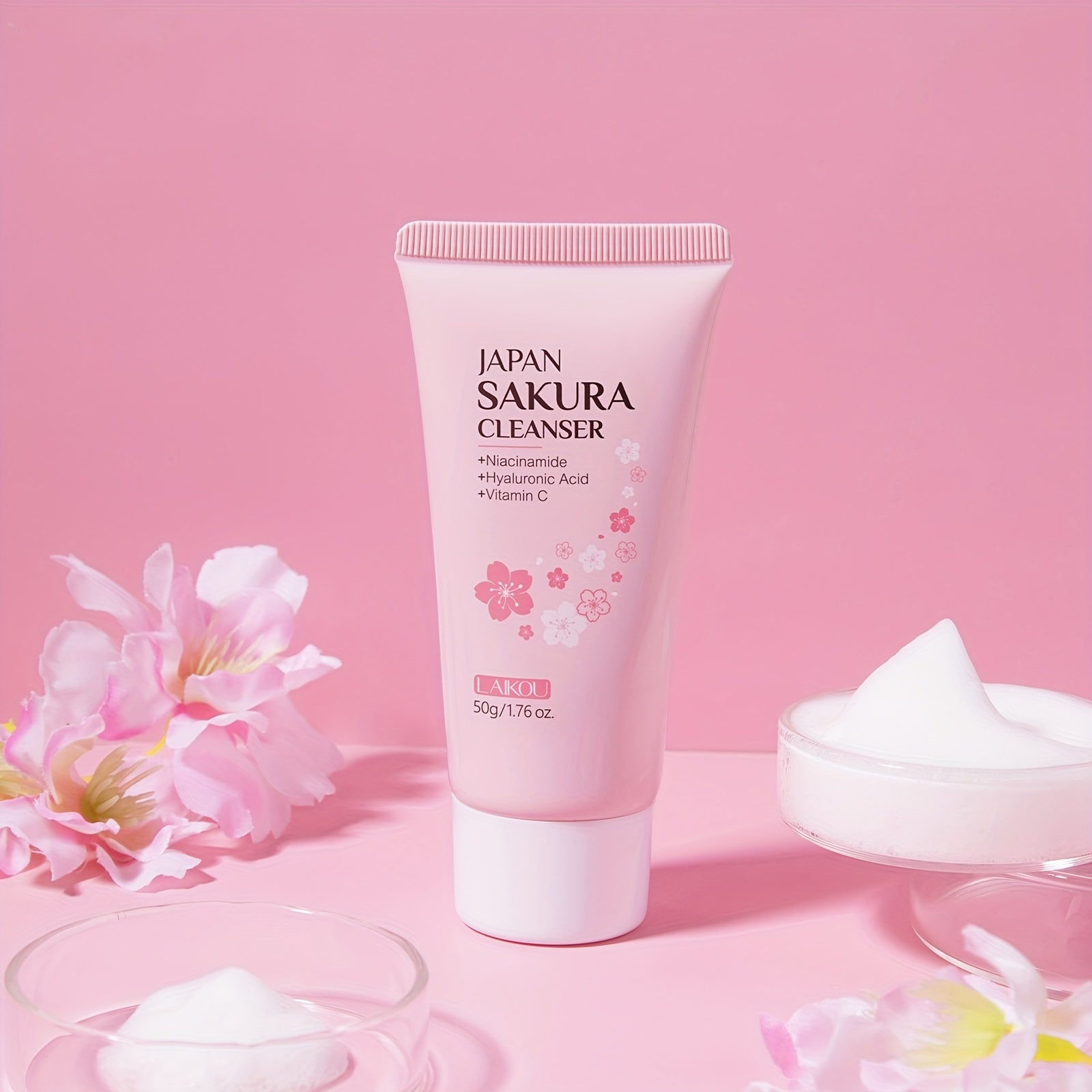Sakura Cleanser 100ml - Dưỡng Ẩm & Sạch Sâu