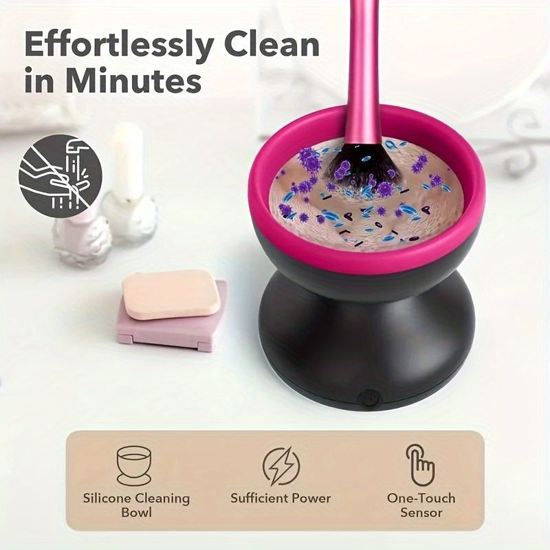 USB Mini Multi-Function Automatic Makeup Brush Cleaner