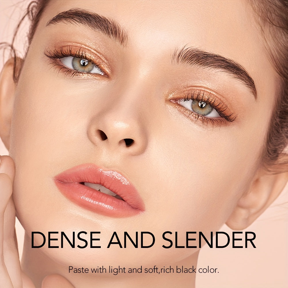 Black Mascara for Long, Curled, Smudge-Free, Thick, Smooth Lashes