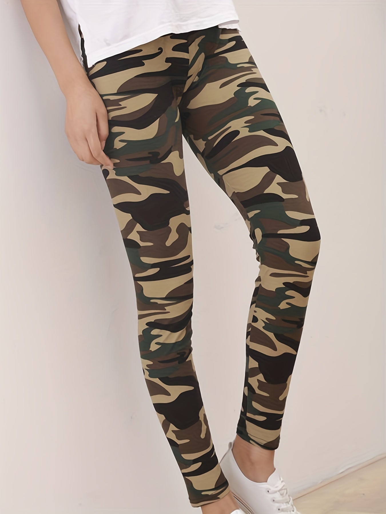 [Floral Leggings] High Waist Floral Printed Women's Leggings | Casual Sweatpants Pants - Daisan Mart