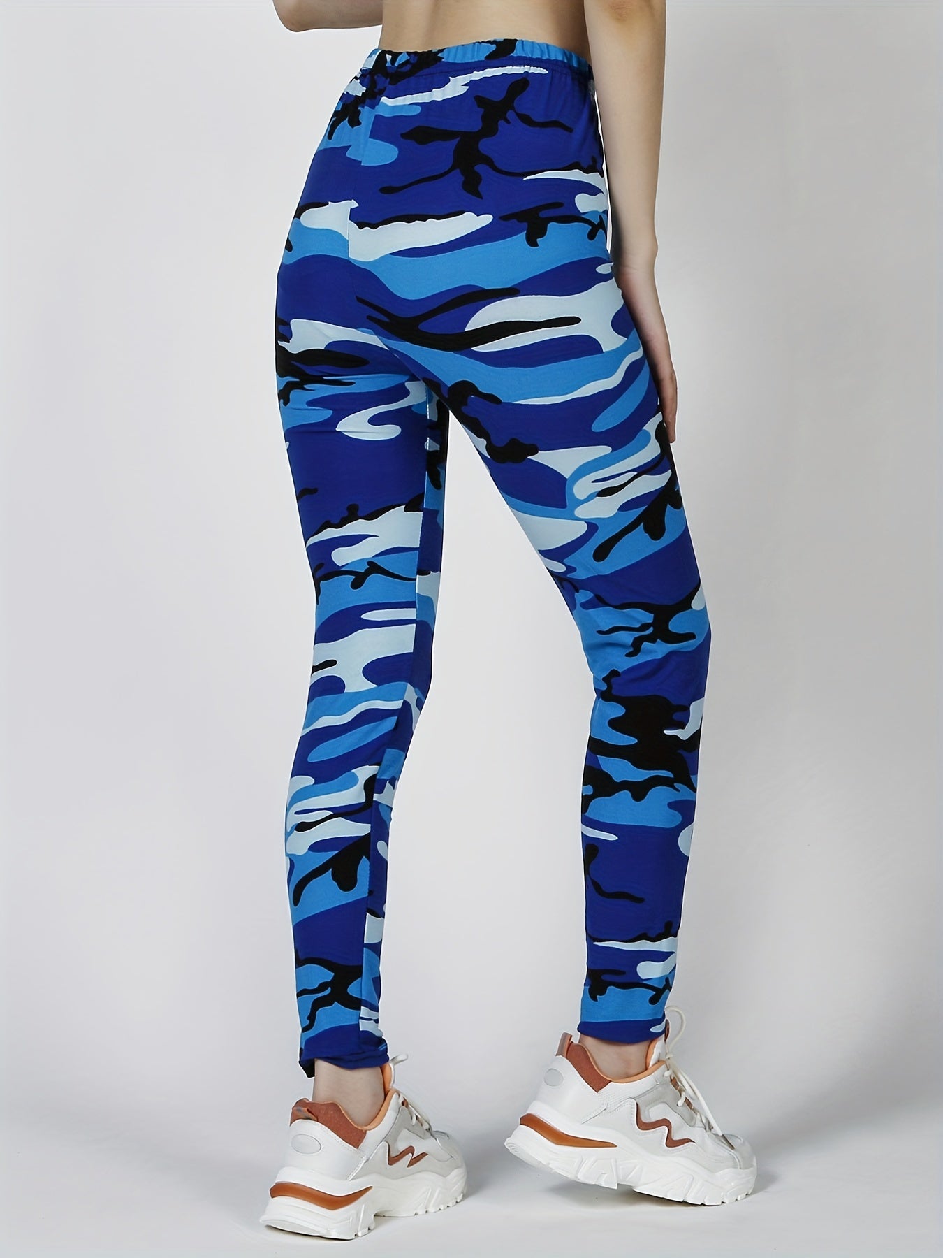 [Floral Leggings] High Waist Floral Printed Women's Leggings | Casual Sweatpants Pants - Daisan Mart