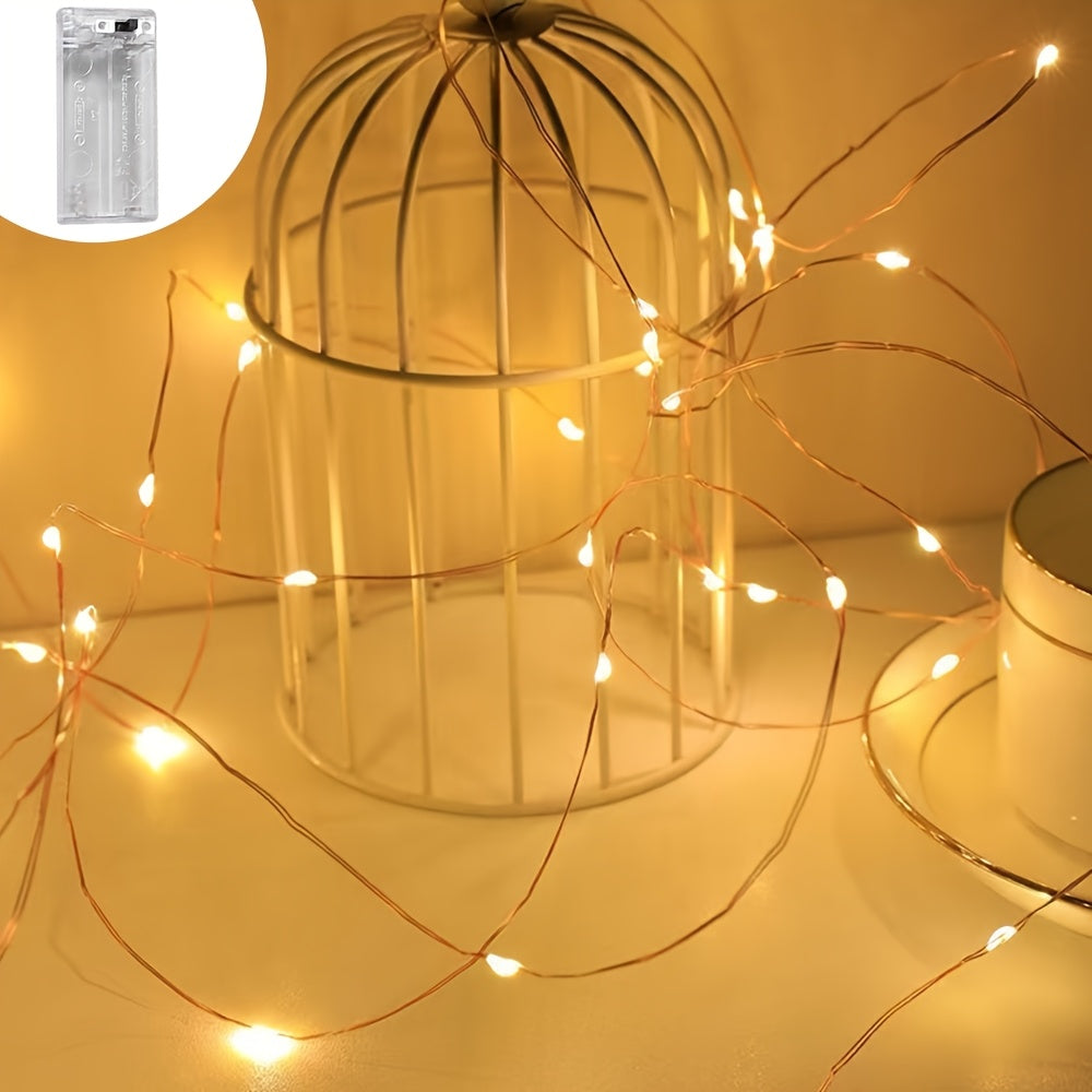 Copper LED String Lights for Christmas and Wedding Decoration