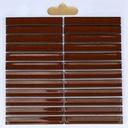 Chopstick Mosaic Tile 300x300mm Red MHT016