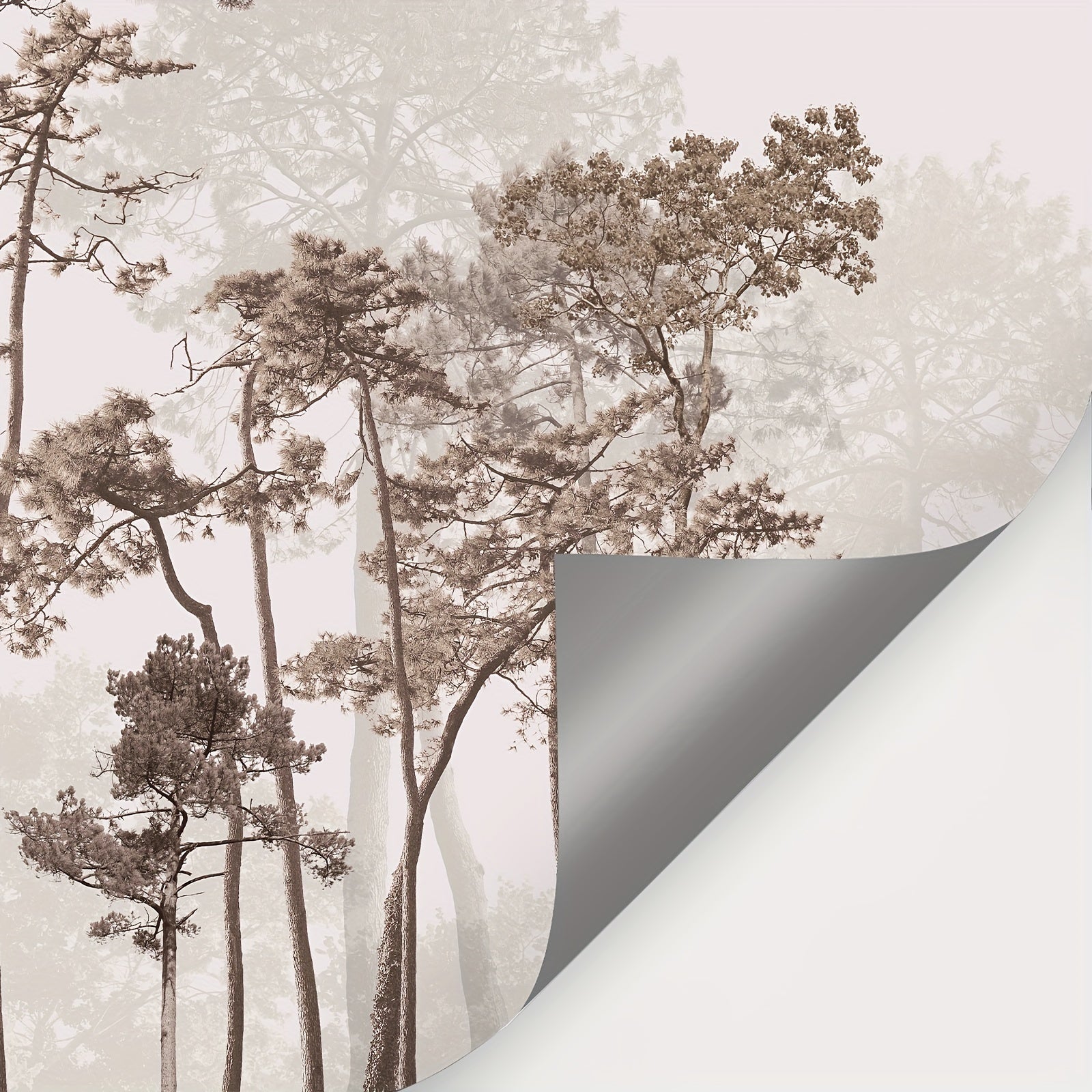 Misty Forest 5 Panels - Wallpaper 375x250CM