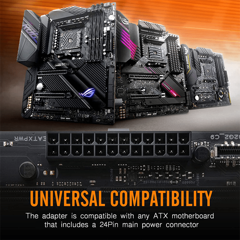 Upgrade Your PC's Power Supply with this ATX 24-pin 90 Degree Power Plug Adapter!