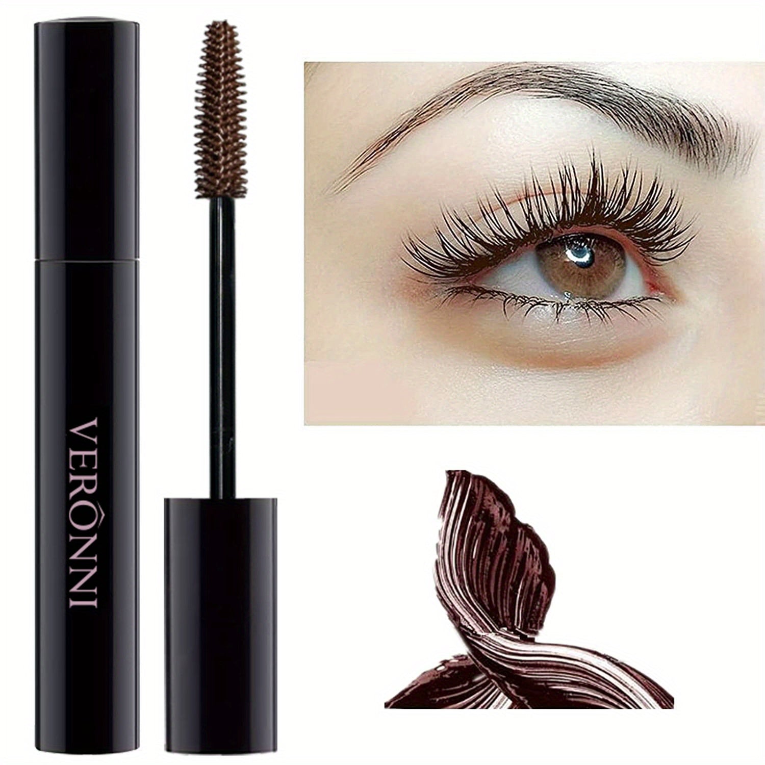 5 Color Mascara - Long, Curly, Long-Lasting for Festivals