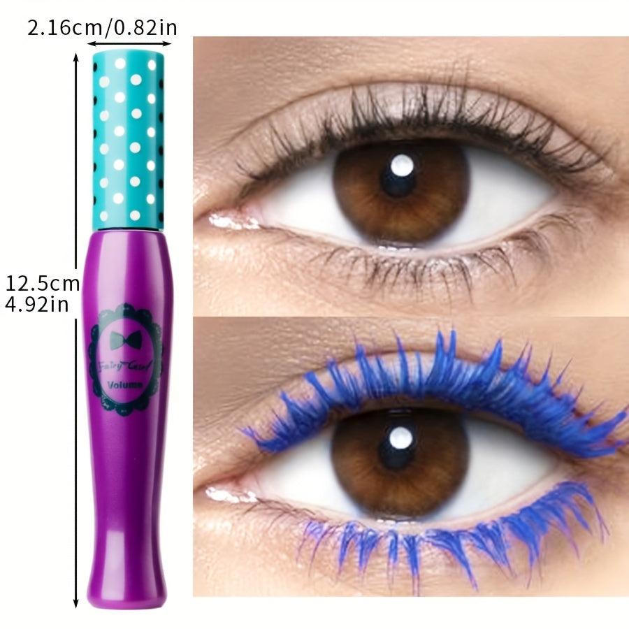 Super Thick Waterproof Mascara Blue Highlight 1PC