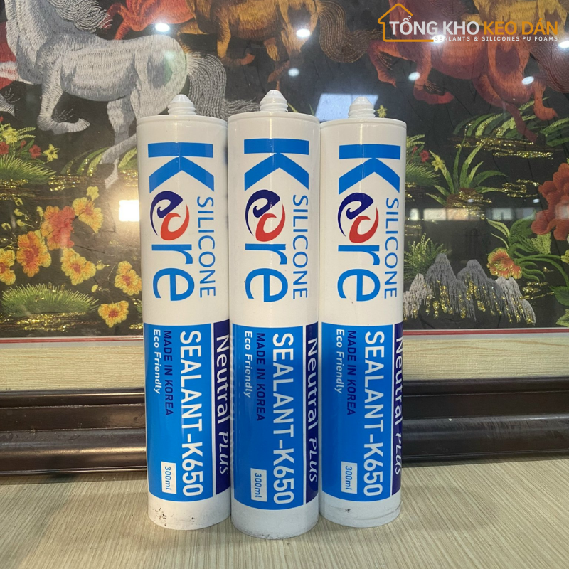 Kore K650 100% black silicone neutral silicone sealant