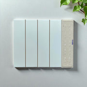 Flat white matte tile size 50x200 STA50206