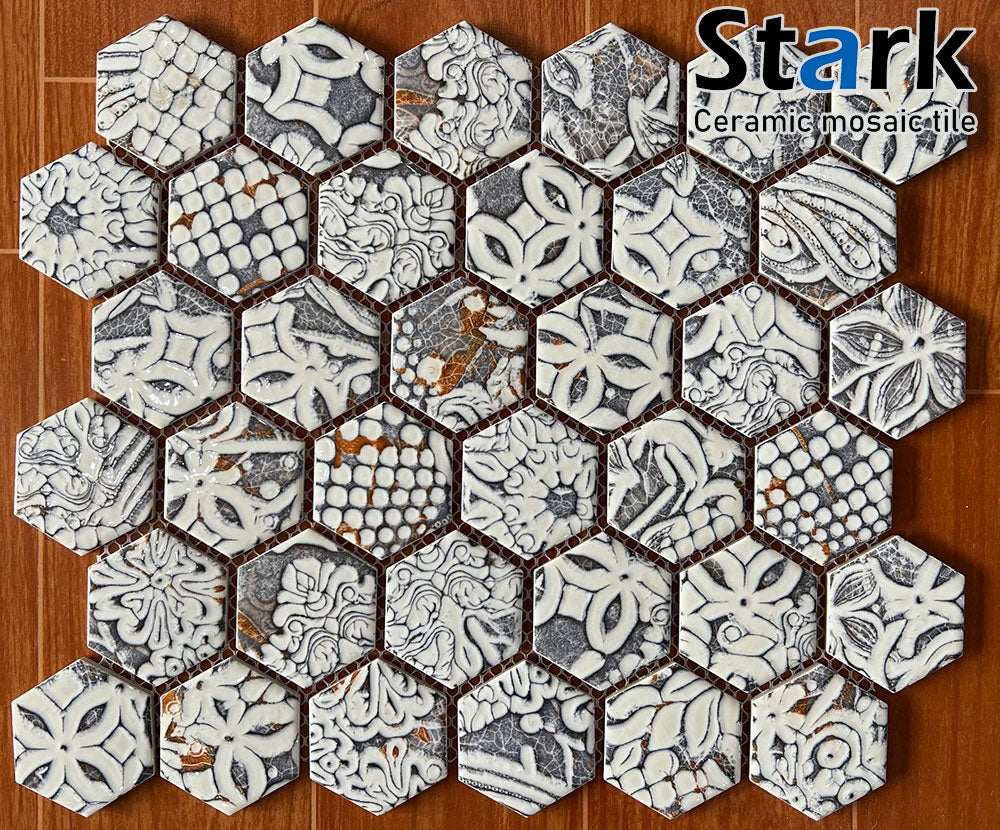Hexagonal Mosaic Pattern 5159HD51131P