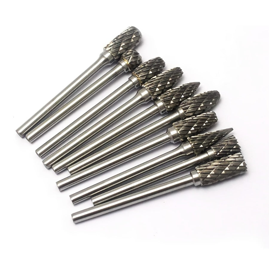 Bộ 10 Mũi Mài Hợp Kim Đôi Cho Dremel Đa Năng - Daisan Mart