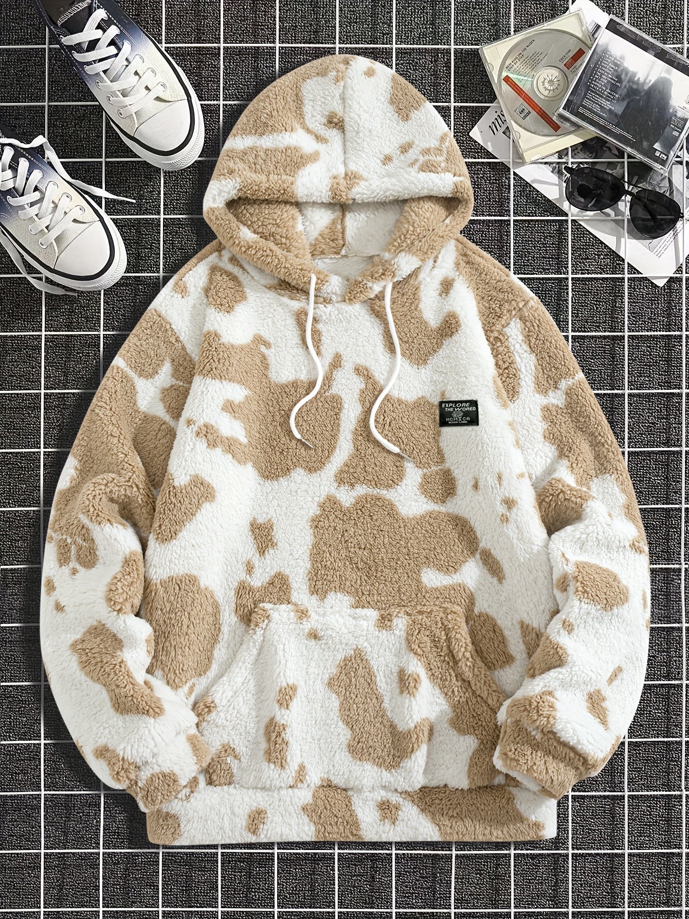 Warm, Sporty, Dynamic Cow Hoodie