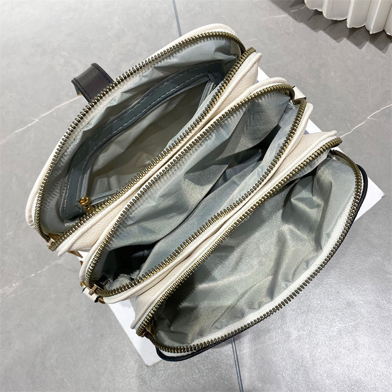 Faux Leather Fashion Handbag - Feminine Style