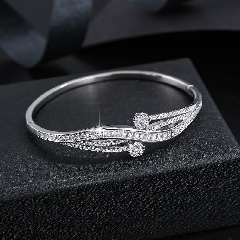 Hot-Selling Women's Zirconia Bracelet - Stylish, Versatile, and Elegant - Daisan Mart