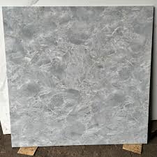Fushita 5763 glossy gray marble pattern floor tiles 60x60