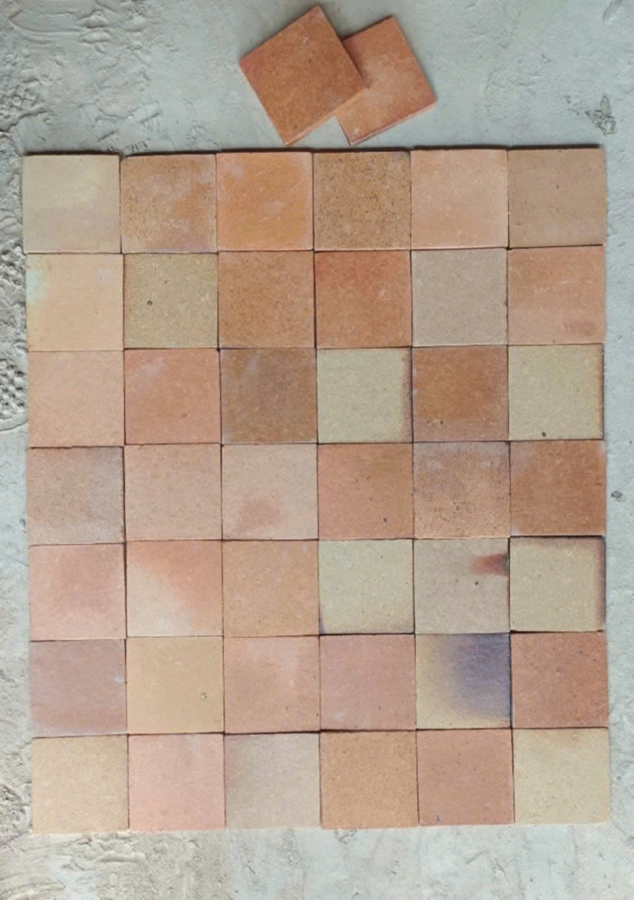 GẠCH SQUARE WHITE CLAY -GỐM 11X11X1.2