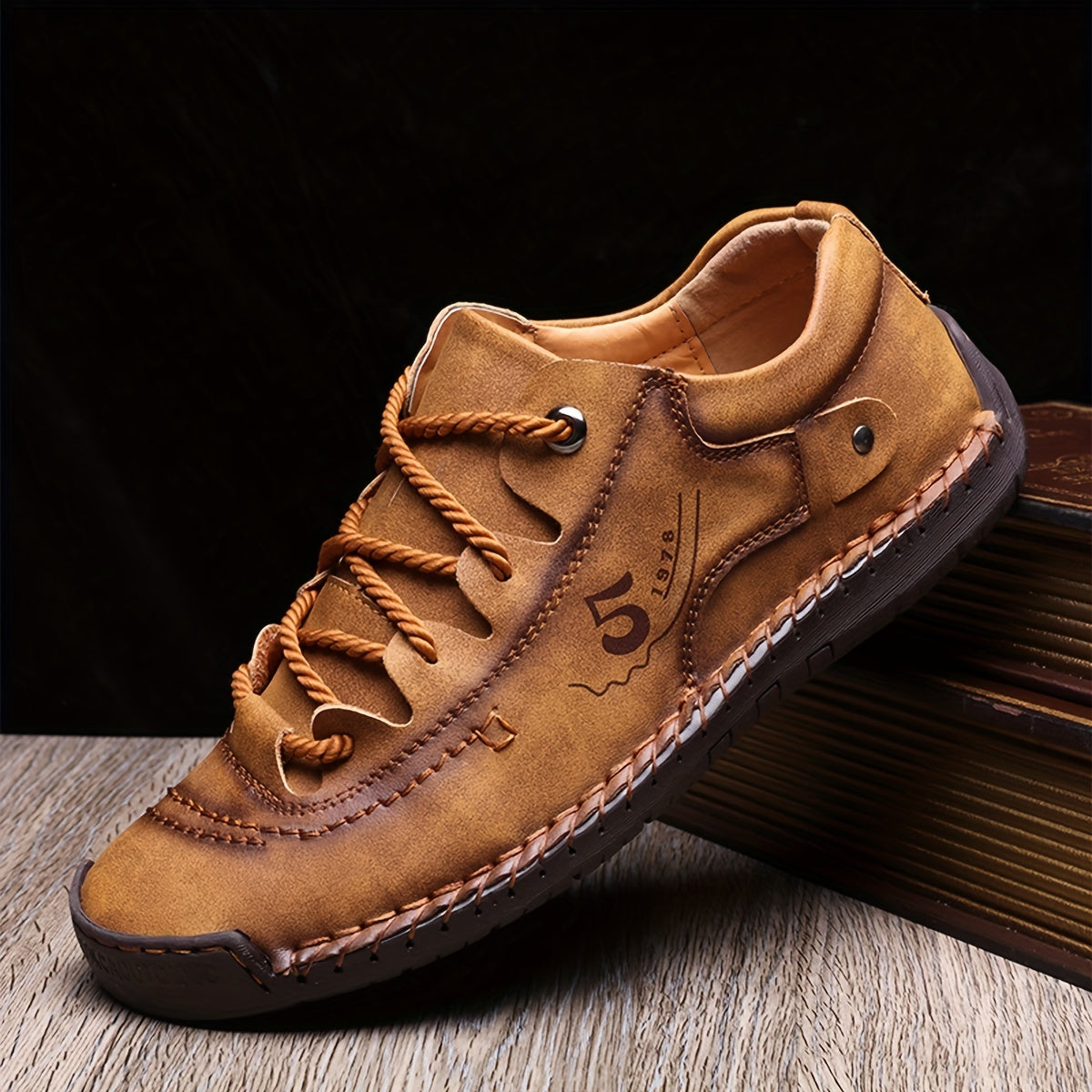 Men's Handmade Comfortable Outdoor Walking Shoes