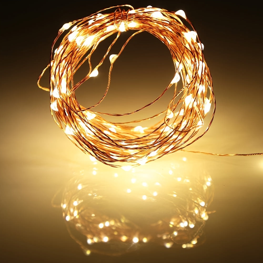 Copper LED String Lights for Christmas and Wedding Decoration