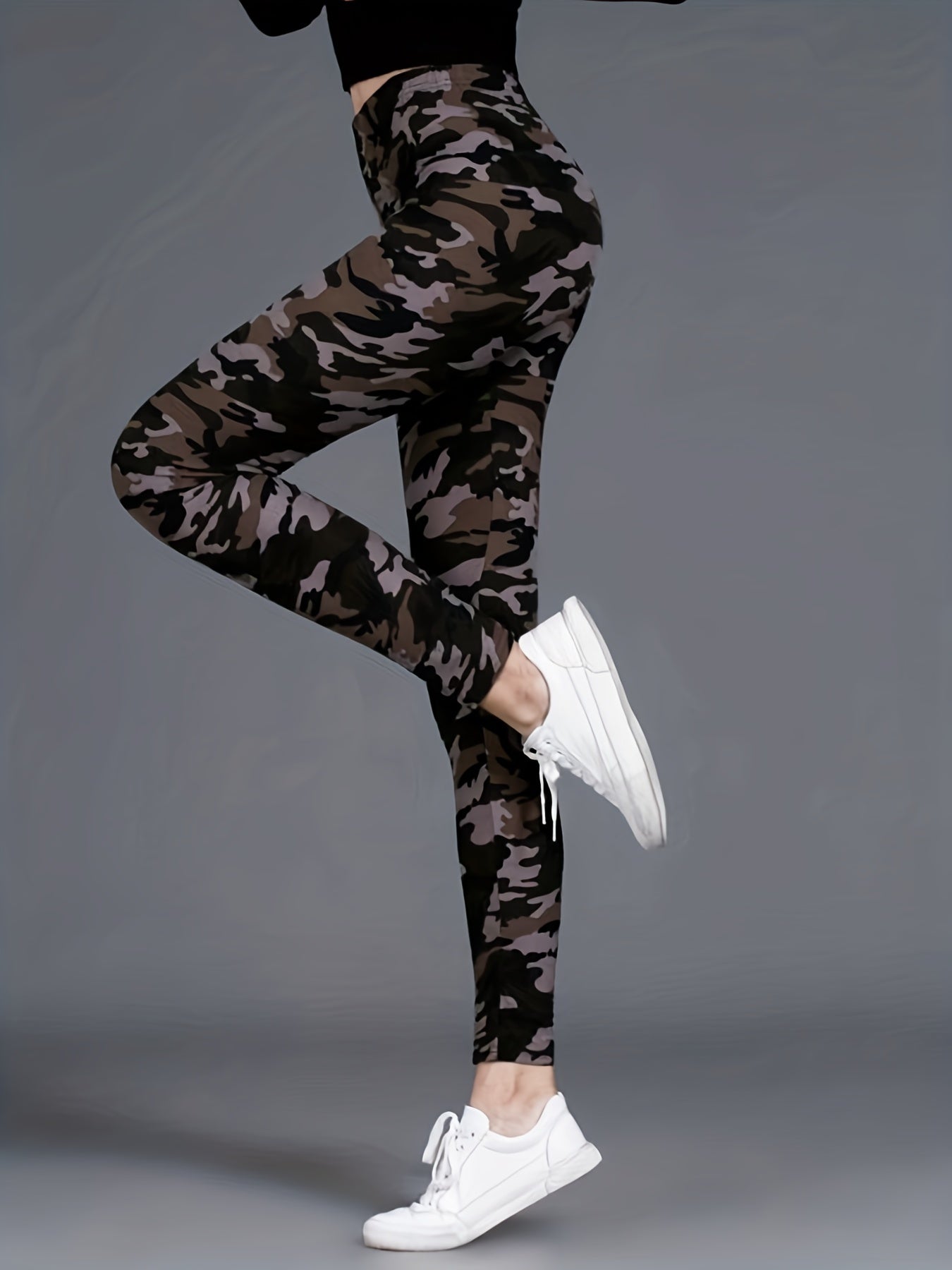 [Floral Leggings] High Waist Floral Printed Women's Leggings | Casual Sweatpants Pants - Daisan Mart
