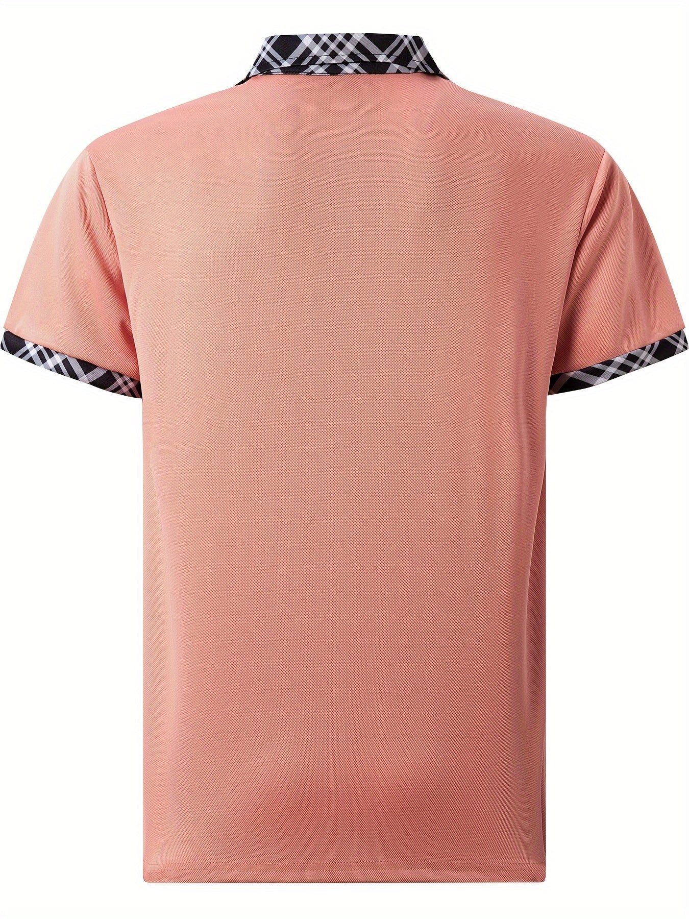 Men's Golf Shirt V-neck, Breathable, Stretchy, Sweat-absorbent