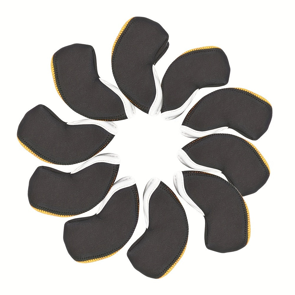 Set of 10 Golf Head Covers - Golf Club Protection Accessories