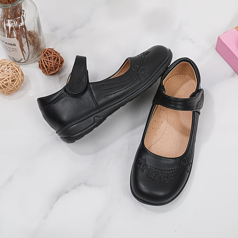 Black Doll Slippers for Girls - Anti-slip Sole, Comfortable