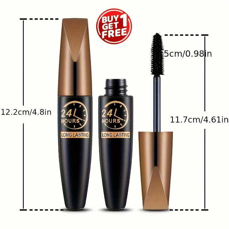 ###Free 1 - Waterproof Fiber Mascara For Thick, Curled Eyelashes