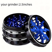 2.5 Inch Multi-Function Grinder - Super Durable Black Blue