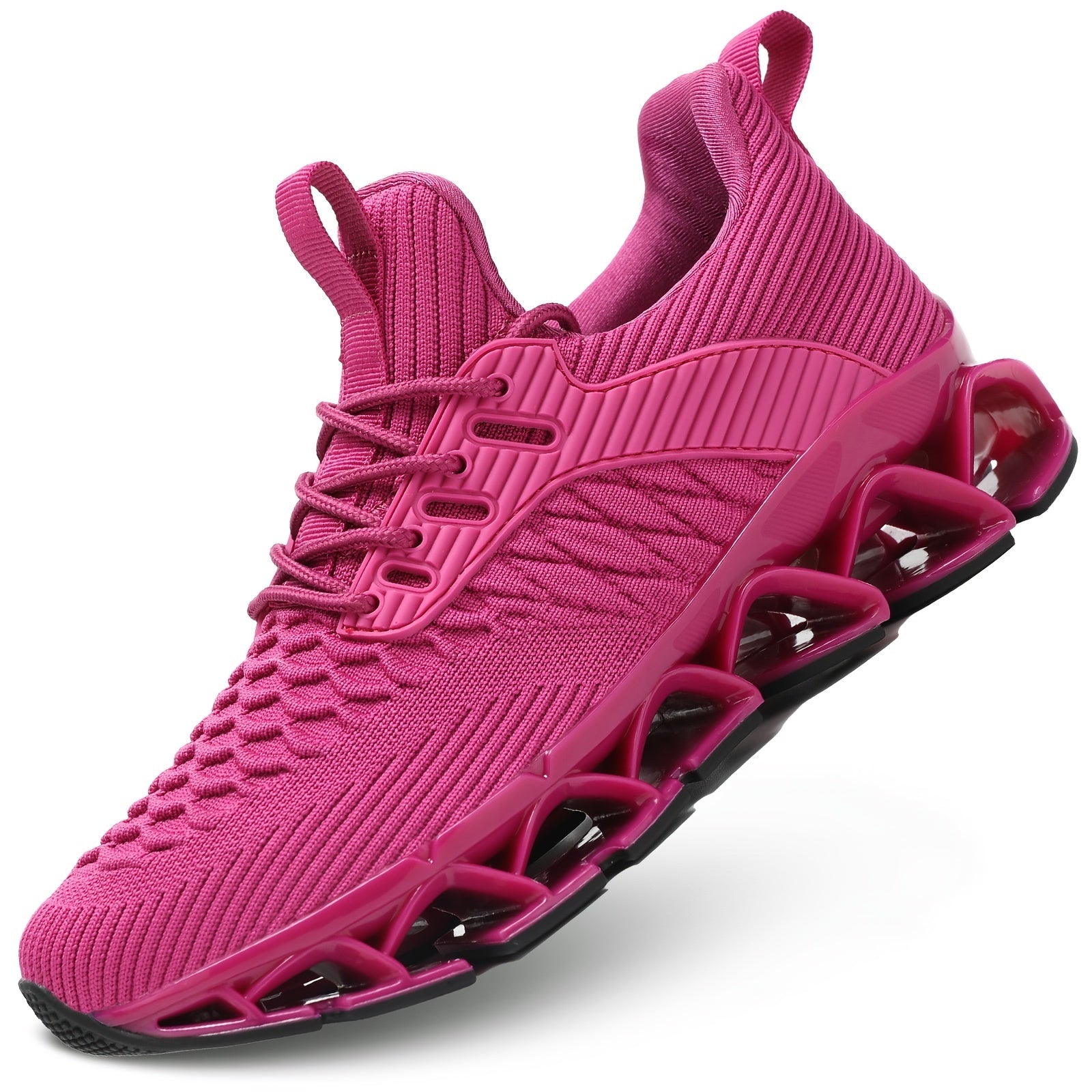Chic Geometric Women's Sneakers for Fall – Breathable, Stabilizing, &amp; All-Season Running Comfort