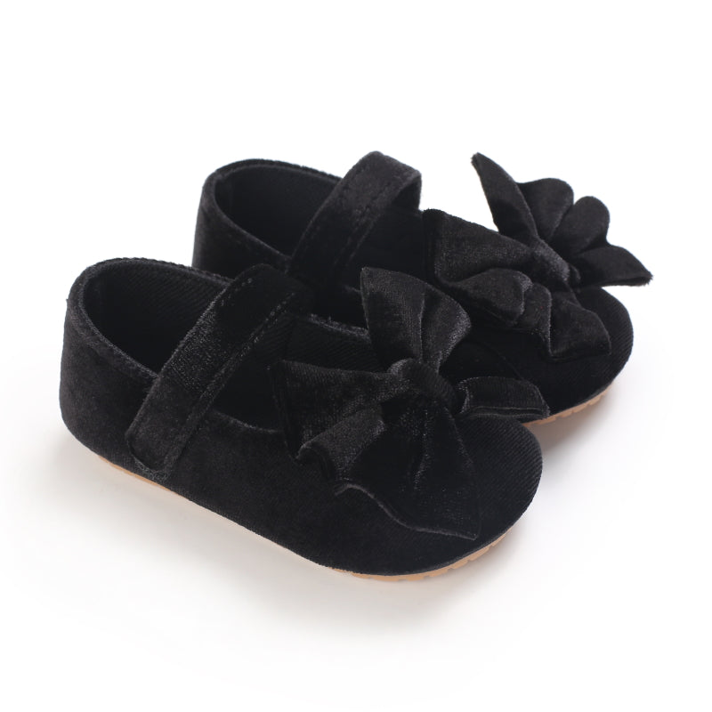 Cute Bow Doll Shoes For Baby Girls To Walk