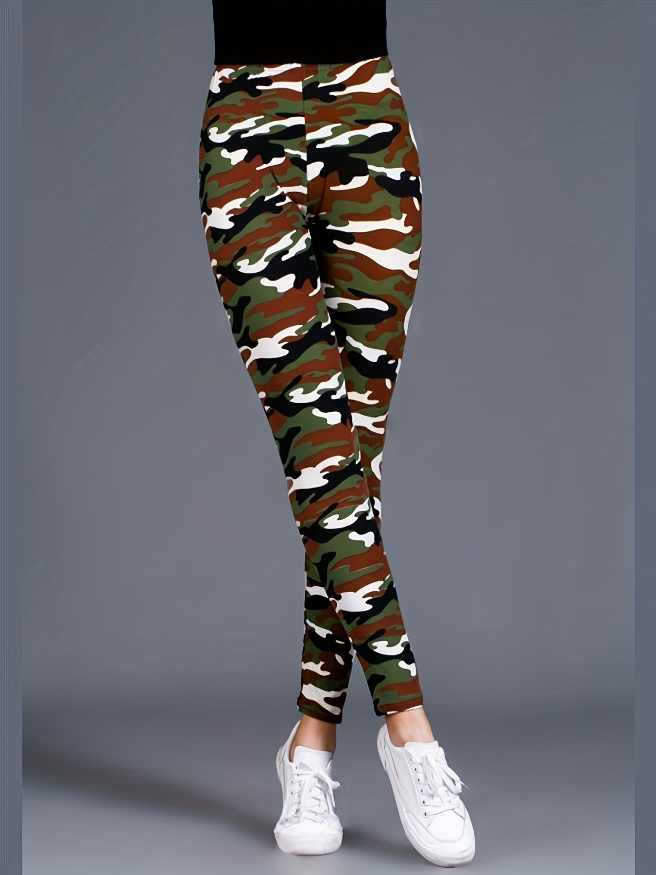[Floral Leggings] High Waist Floral Printed Women's Leggings | Casual Sweatpants Pants - Daisan Mart