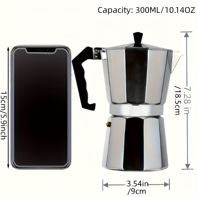 Octagonal Italian Coffee Pot – European Style