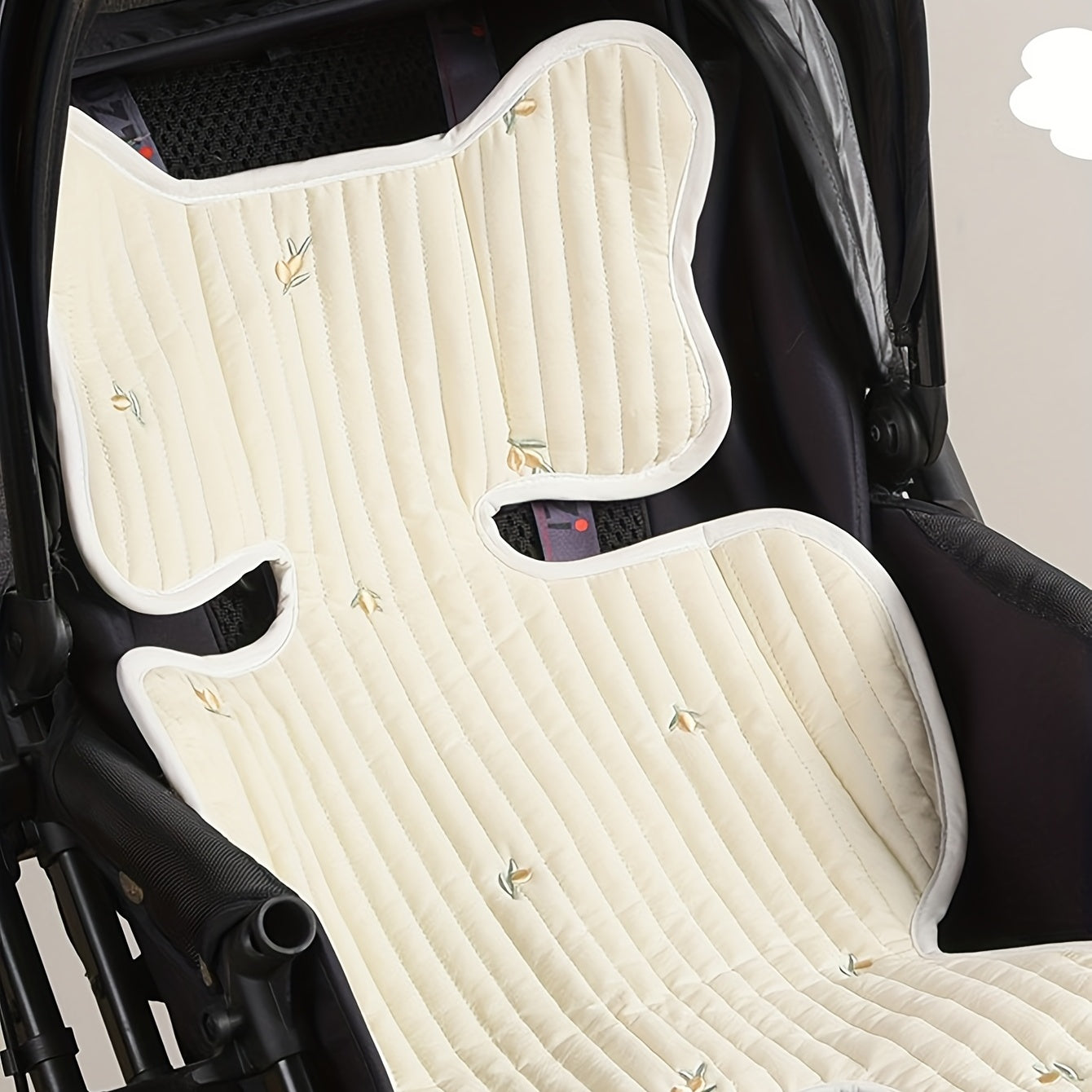 Multi-purpose Cotton Stroller Cushion, Cool, Soft, 4 Seasons