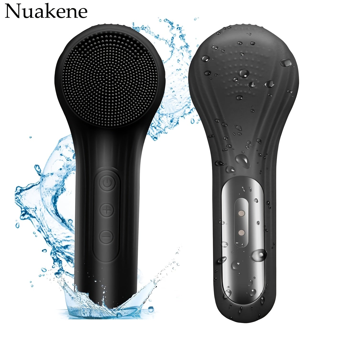 Nuakene 2in1 Magnetic Charging Facial Cleansing Brush, 5 Massage Modes
