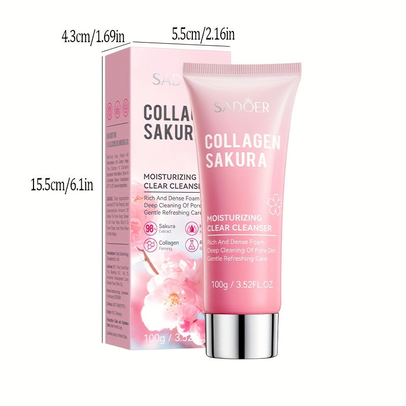 SADOER Sakura Collagen Gentle Facial Cleanser 50g