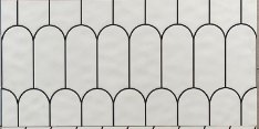 Wall tiles 300x600 white color code N9300-7H