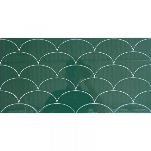 Fish scale imitation wall tiles 30x60cm glossy glaze code 6519