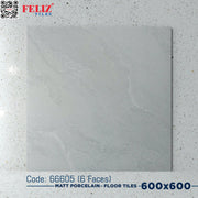 Vietnam floor tiles, Matte gray stone, code 66605, size 600x600mm (4 pieces/box/1.44m2)