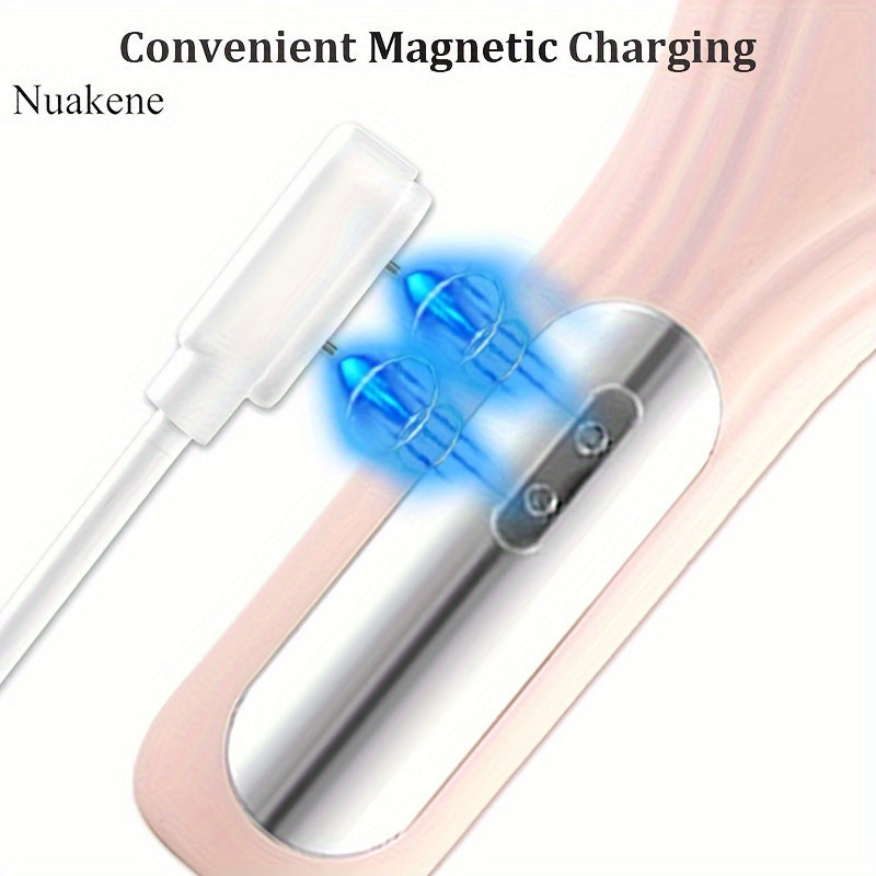 Nuakene Chổi Rửa Mặt 2in1 Sạc Từ, 5 Chế Độ Mát Xa