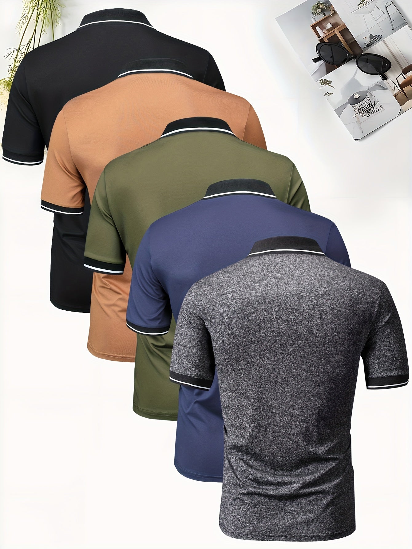 Men's Fashion Short Sleeve Shirt, Elegant and Comfortable