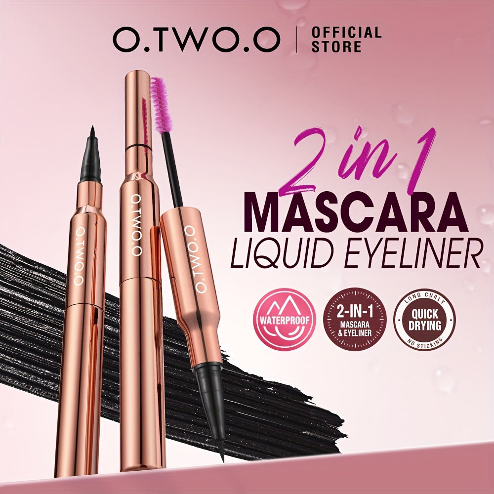 O.TWO.O 2in1 Eyeliner &amp; Mascara Black Matte Waterproof