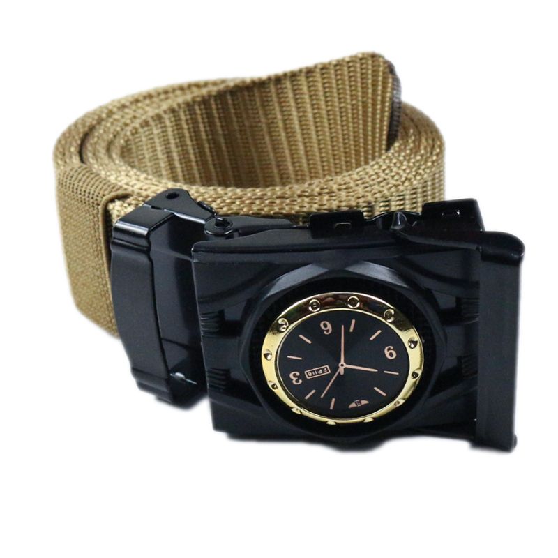 Men's Nylon Belt with Fashionable Buckle