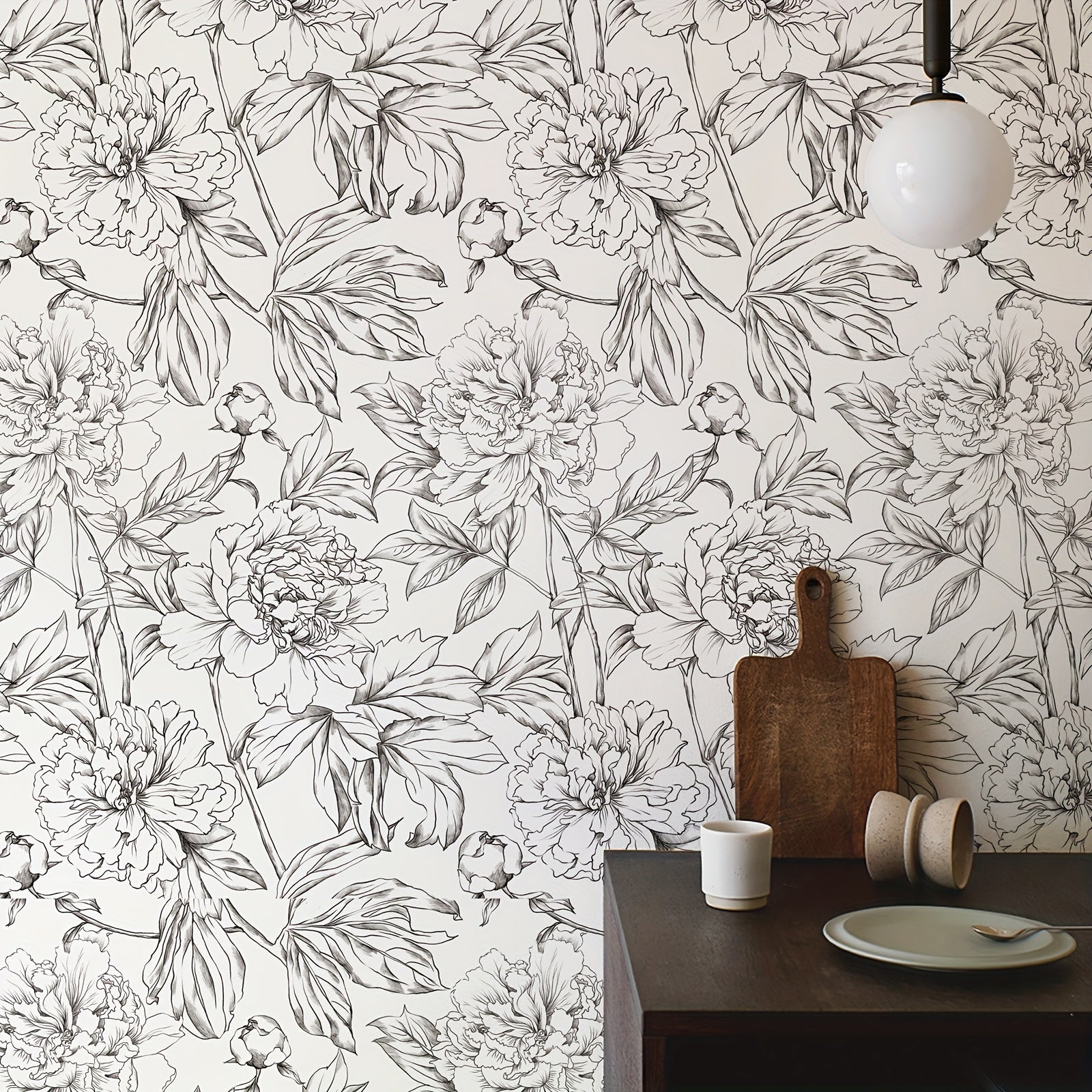 472inch Self Adhesive Classic Pattern Wallpaper